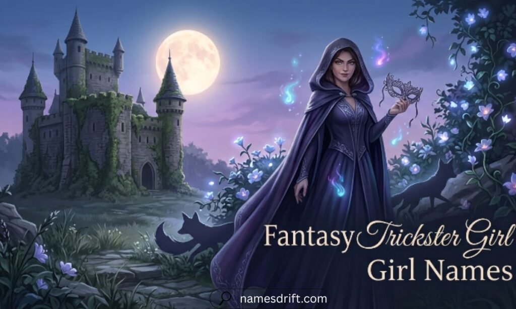 girl names that mean liar or trickster for fantasy characters
