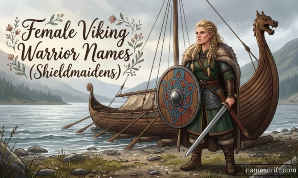 Female Viking warrior names inspired by legendary shieldmaidens
