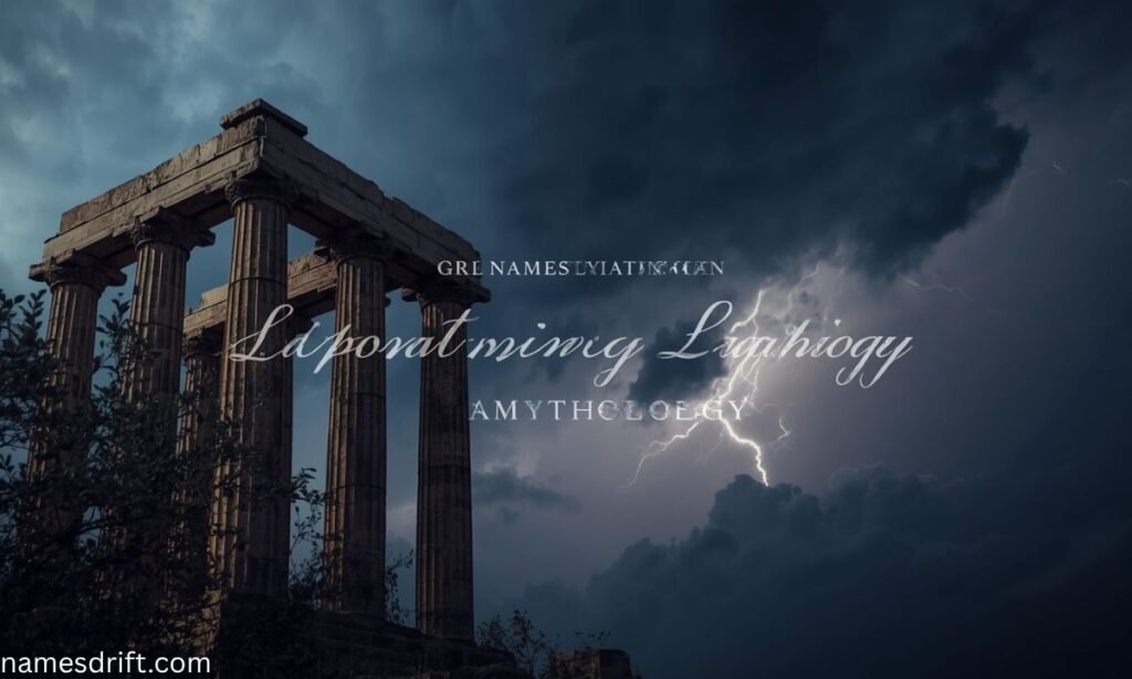 Girl names that mean lightning from mythology