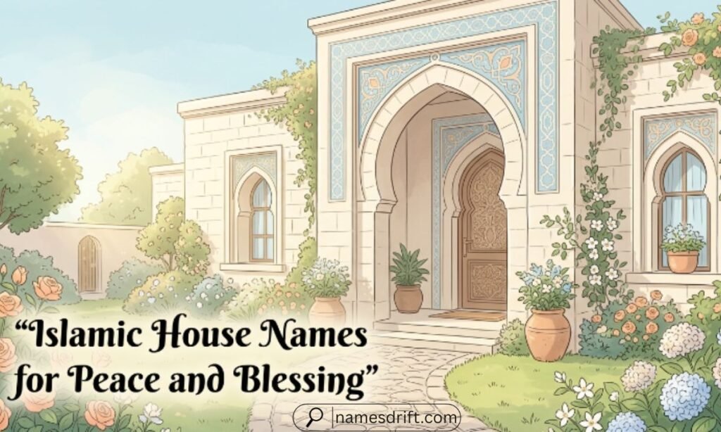 Islamic house names for peace and blessing