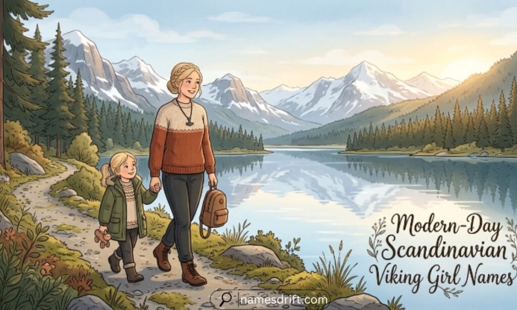 Modern-day Scandinavian Viking girl names with Nordic family inspiration