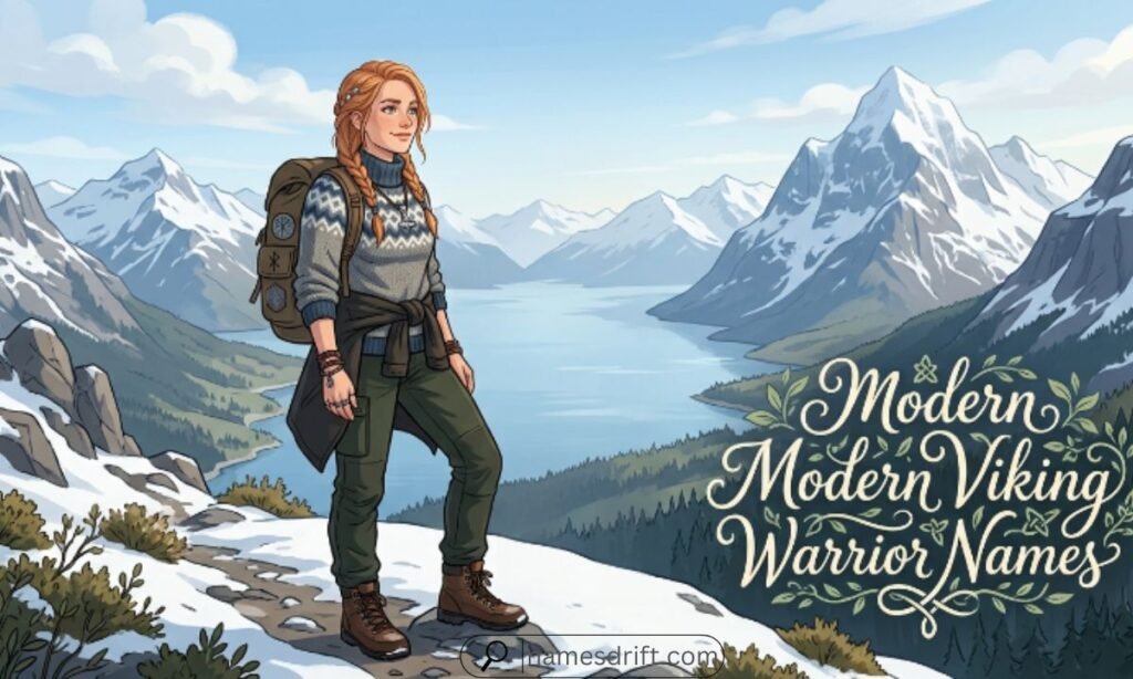 Modern Viking warrior names with Scandinavian-inspired style
