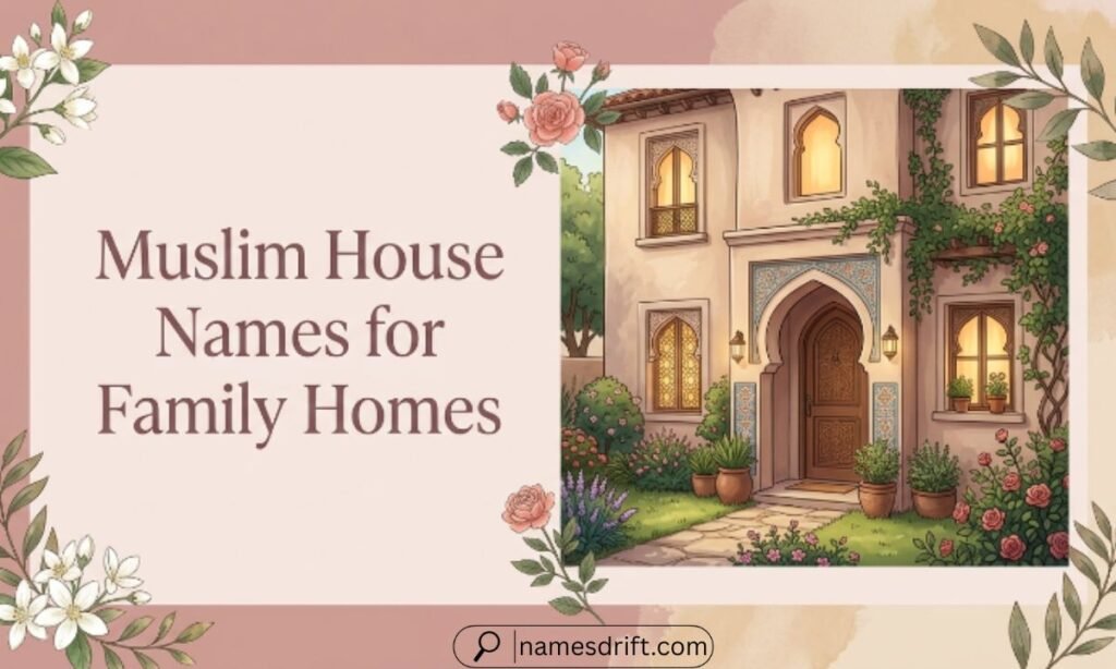 Muslim house names for family homes

