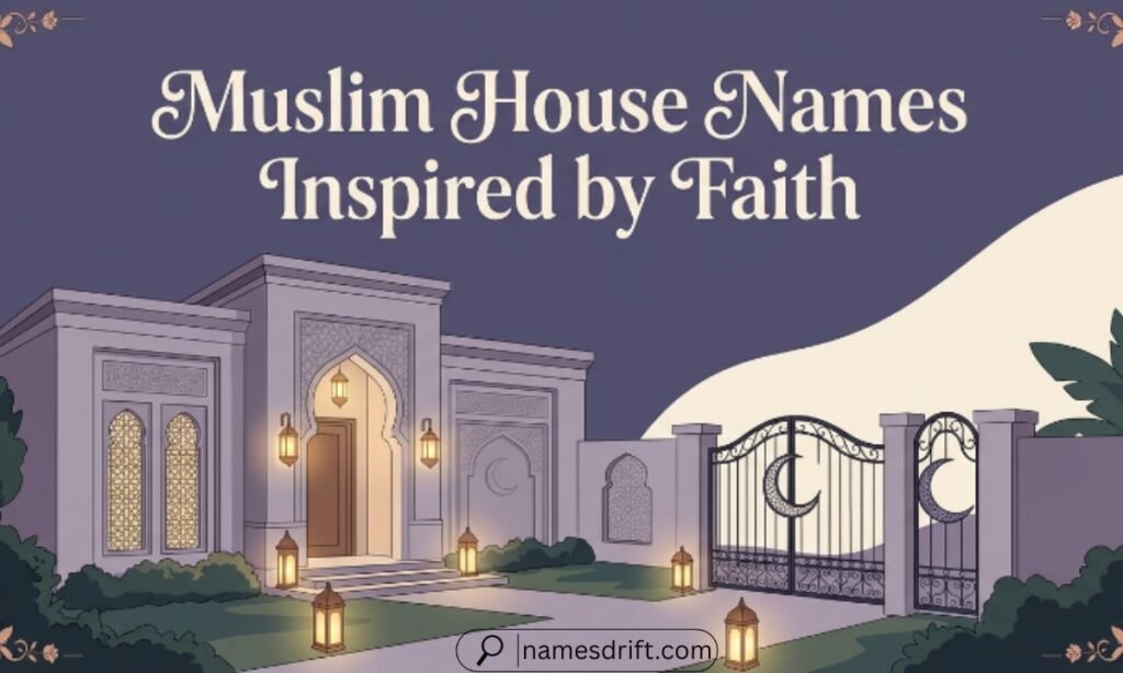 Muslim house names inspired by faith
