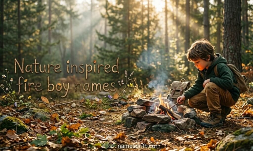 Nature inspired fire boy names