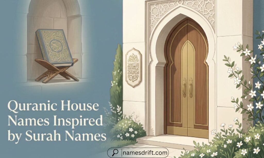 Quranic house names inspired by Surah names