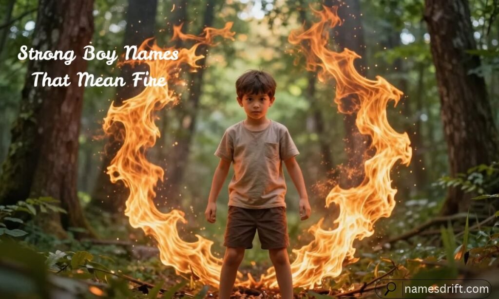 Strong boy names that mean fire