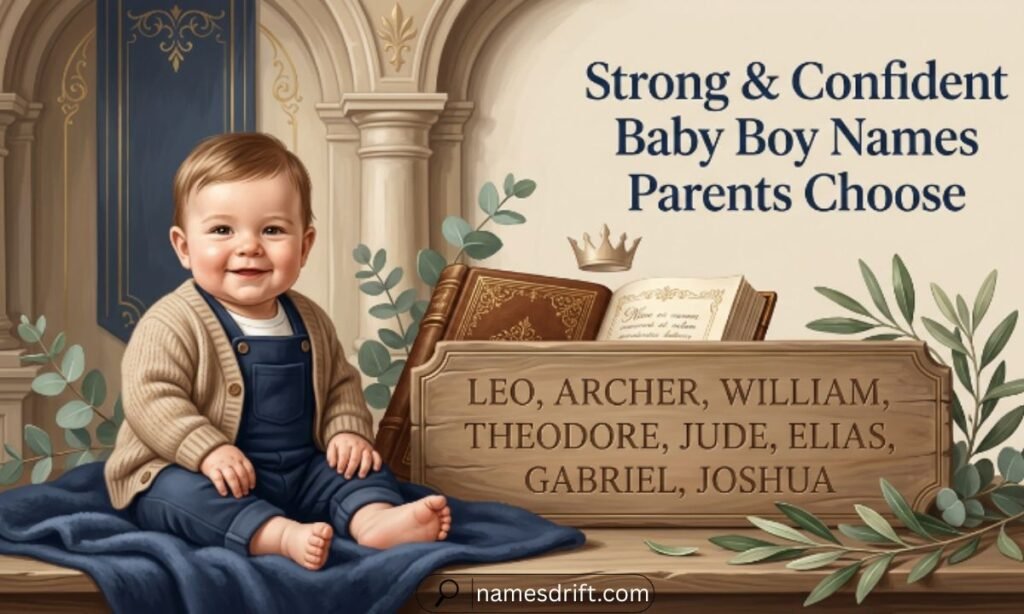 Strong and confident baby boy names parents choose