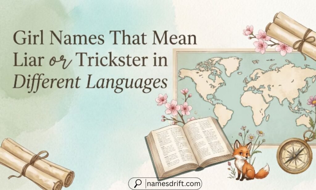 girl names that mean liar or trickster in different languages
