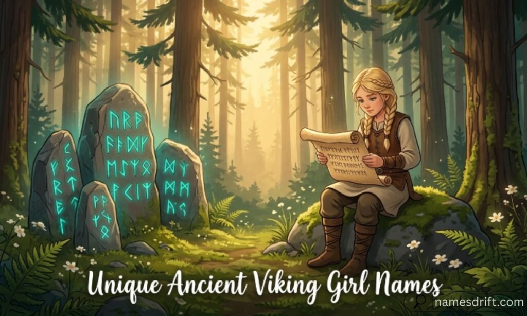 Unique Ancient Viking Girl Names with meaningful Norse origins
