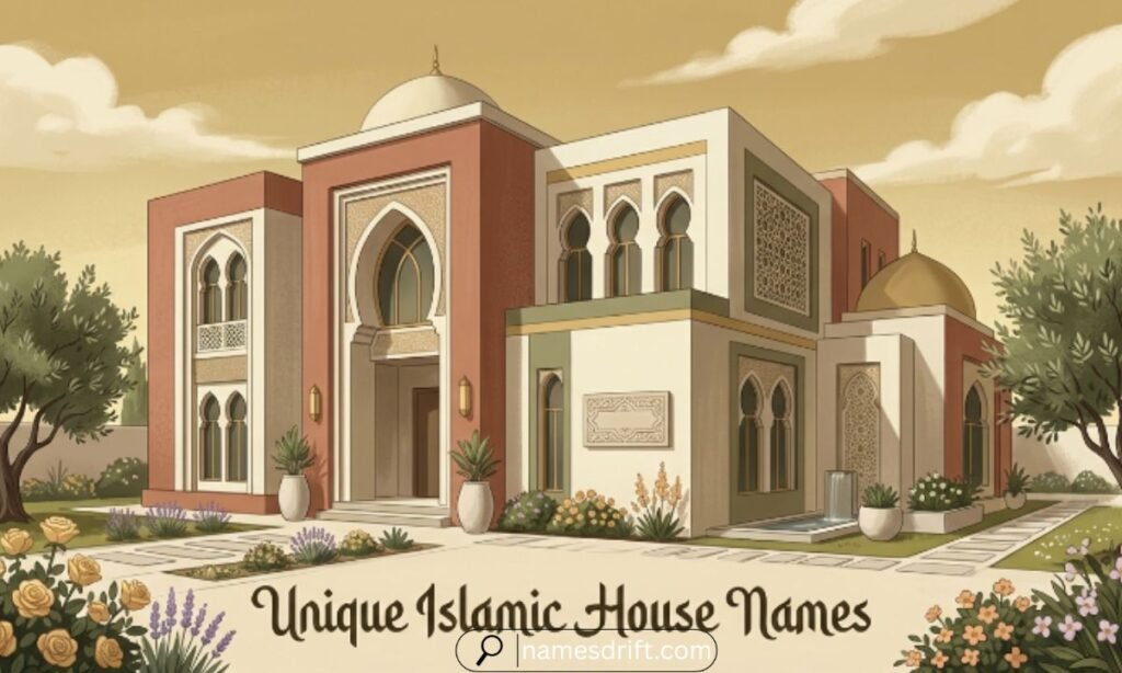 Unique Islamic house names for distinctive homes