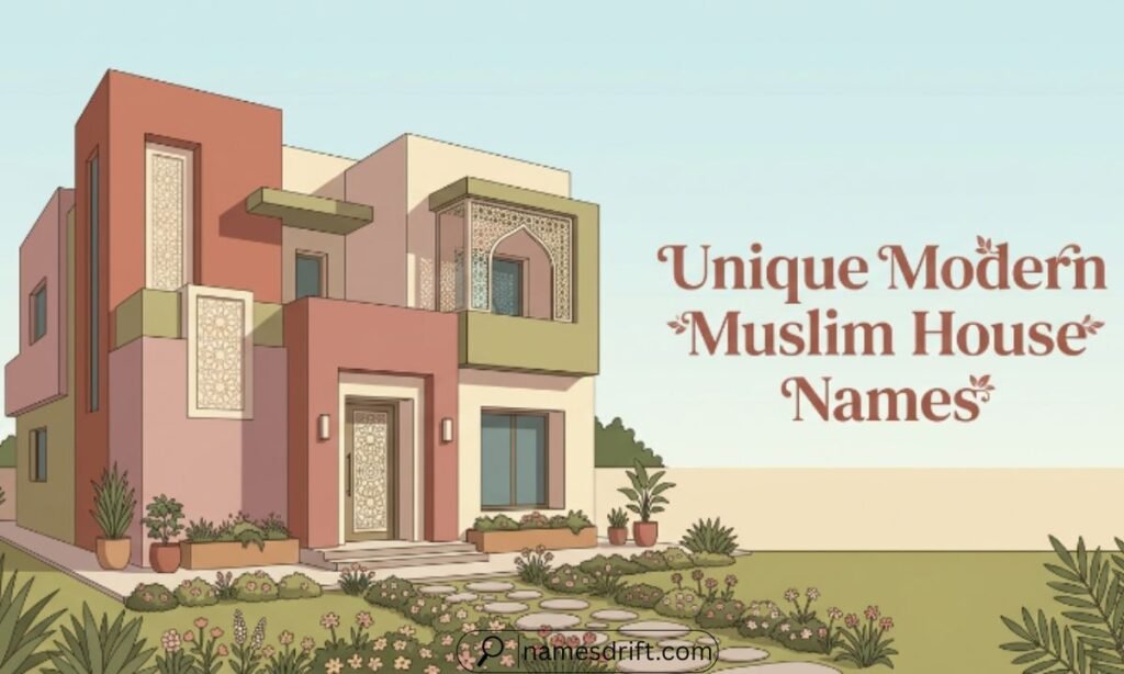 Unique Modern Muslim House Names for distinctive contemporary homes