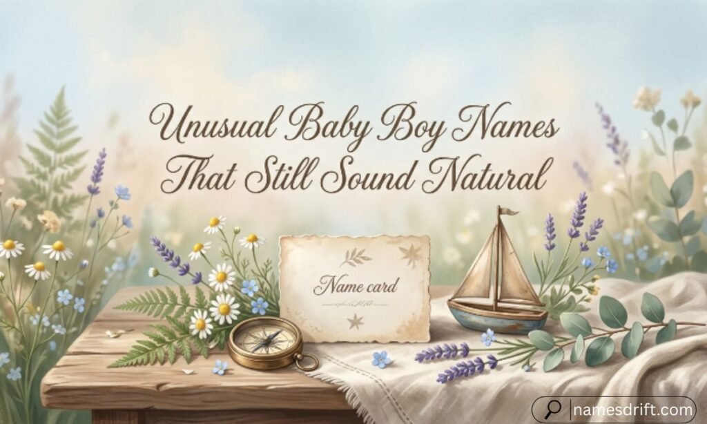 Unique baby boy names that sound natural and distinctive