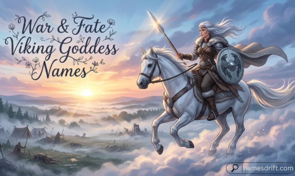 War and fate Viking goddess names inspired by legendary Valkyries
